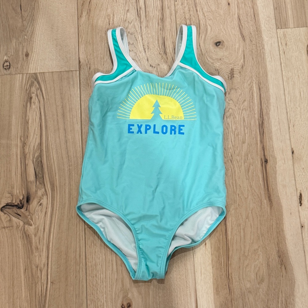 L.L. Bean Girls One Piece Swimsuit